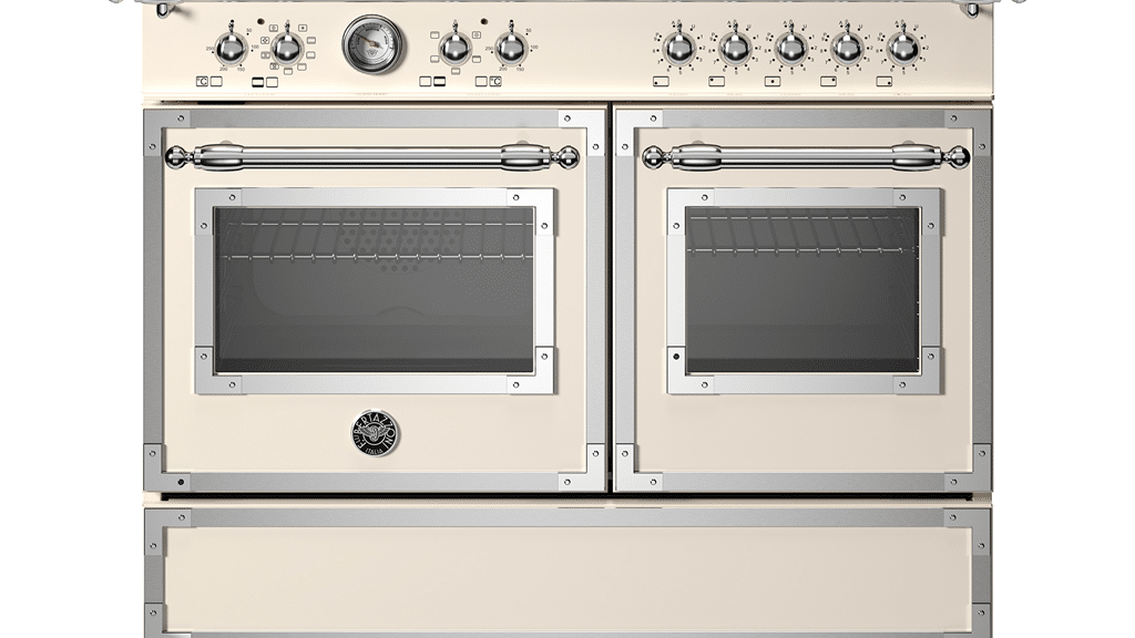 Bertazzoni Heritage Series Free-Standing Induction Cooker with Electric Double Oven HER105I2EAVT b