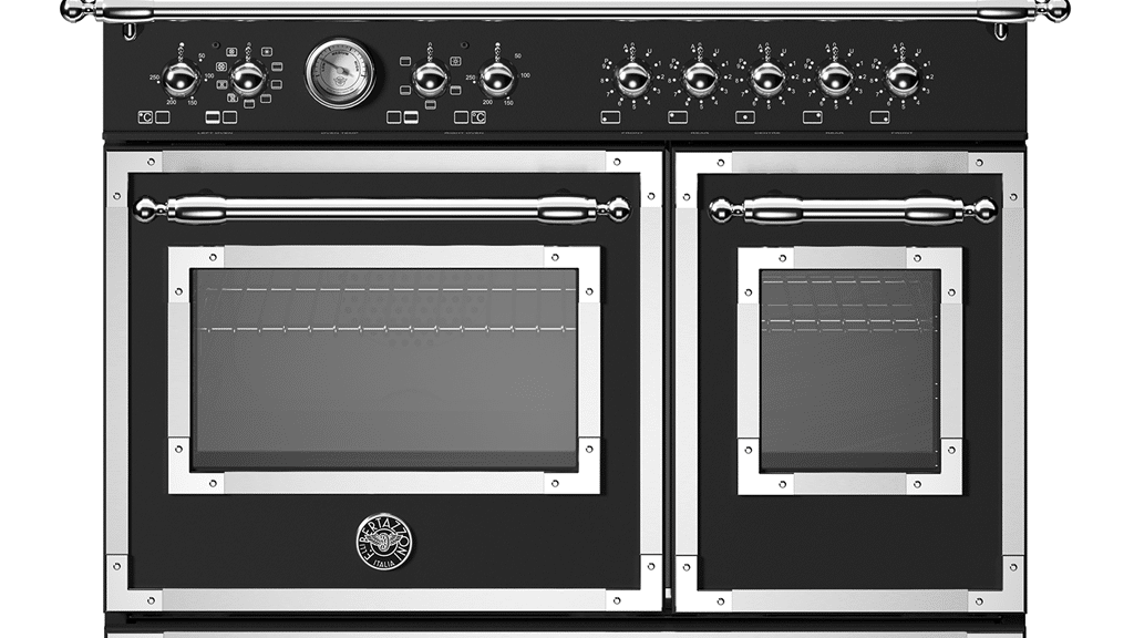 Bertazzoni Heritage Series Free-Standing Induction Cooker with Electric Double Oven HER95I2ENET b