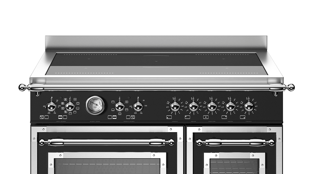 Bertazzoni Heritage Series Free-Standing Induction Cooker with Electric Double Oven HER95I2ENET