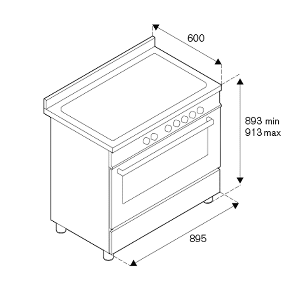 Bertazzoni-Professional-Series-Free-Standing-Gas-Cooker-with-Electric-Oven-90CM-Technical-Drawings-1.png