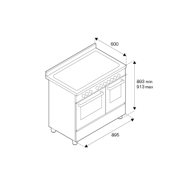 Bertazzoni-Professional-Series-Free-Standing-Gas-Cooker-with-Electric-Oven-90CM-Technical-Drawings.png