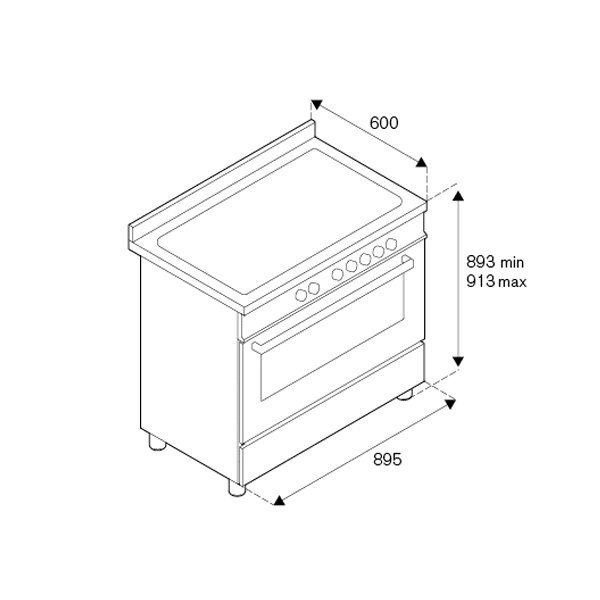 Bertazzoni-Professional-Series-Free-Standing-Induction-Cooker-with-Electric-Oven-Technical-Drawings-1.png