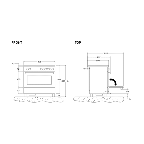 Bertazzoni-Professional-Series-Free-Standing-Induction-Cooker-with-Electric-Oven-Technical-Drawings-2.png