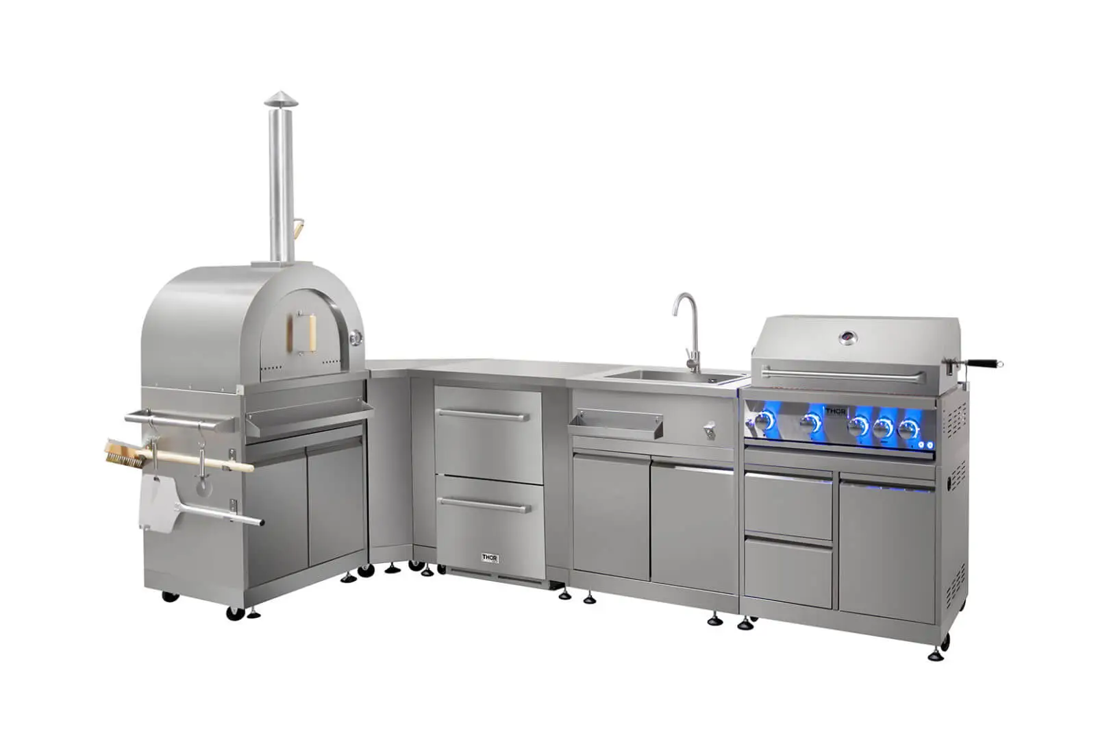 pizza-oven-refrigerator-drawer-sink-BBQ-lights-thor-kitchen-outdoor-kitchen-suite4-scaled-2.webp